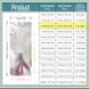 PABCK 100 Pack Clear Front Foil Pouch Resealable Mylar Bags 3x3.9 inch view 2