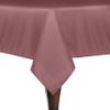 Ultimate Textile 84 x 84-Inch Square Polyester Linen Tablecloth Mauve view 1