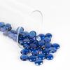 WGV Flat Marbles, Pebbles, Glass Gems for Vase Fillers, Wedding, Decoration, Crystal Rocks, Blue (10 Pounds, Approx 1000 pcs) view 3