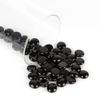 WGV Flat Marbles, Pebbles, Glass Gems for Vase Fillers, Wedding Decoration, Crystal Rocks, Black (20 Pounds, Approx 2000 pcs) view 3