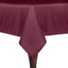 Ultimate Textile 84 x 84-Inch Square Polyester Linen Tablecloth Raspberry Red view 1