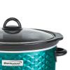 Brentwood SC-140BL Slow Cooker Scallop Pattern, 4.5 Quart, Blue view 4