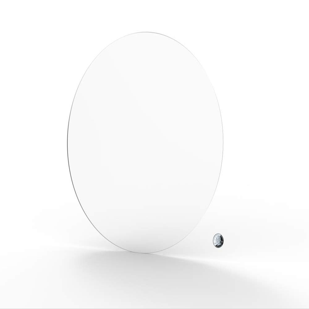 FixtureDisplays 6PK 18" Clear Acrylic Plexiglass Lucite Circle Round Disc, 1/8" Thick 18822-18"-1/8"-6PK-NPF