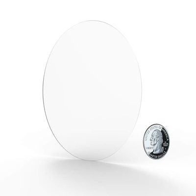 FixtureDisplays 6" Clear Acrylic Plexiglass Lucite Circle Round Disc, 3/16" Thick 18822-6"-3/16"-NPF
