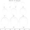 FixtureDisplays 1PK 8" Clear Acrylic Plexiglass Lucite Circle Round Disc, 3/16" Thick 18822-8"-3/16"-NPF view 2