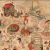1930 A Map of Mother Goose Land. "A picture map for those, old & young, who love Mother Goose."|18x24 Ready to Frame view 3