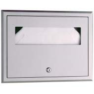 Bobrick B-301 Stainless Steel Recessed Seat-Cover Dispenser