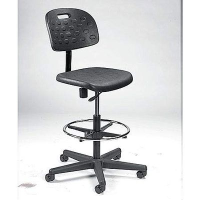 Bevco Value-Line Seating Stool with 300 lb. Weight Capacity, Black - V7507HC