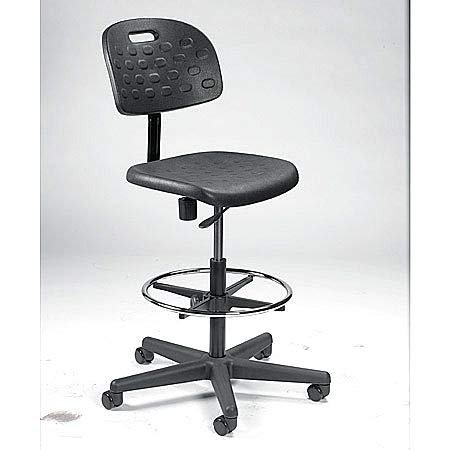 Bevco Value-Line Seating Stool with 300 lb. Weight Capacity, Black - V7507HC