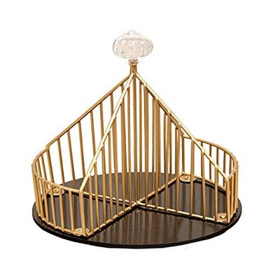 Akizuki Boeki 17CT2645 Round Jewelry Storage, Black, W 7.1 x D 7.1 x H 8.7 inches (18 x 18 x 22 cm), Merveille Accessery Holder
