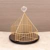 Akizuki Boeki 17CT2645 Round Jewelry Storage, Black, W 7.1 x D 7.1 x H 8.7 inches (18 x 18 x 22 cm), Merveille Accessery Holder view 2
