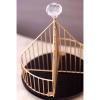 Akizuki Boeki 17CT2645 Round Jewelry Storage, Black, W 7.1 x D 7.1 x H 8.7 inches (18 x 18 x 22 cm), Merveille Accessery Holder view 3
