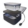 Skywin Portable Heated Lunch Box with Type A Wall Plug, Food Warmer Lunch Box, Personal Meal Reheater, No Microwave Needed, Container Included (Black) view 3