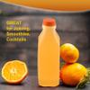 [20 PACK] Empty Plastic Juice Bottles with Tamper Evident Caps 32 OZ - Smoothie Bottles - Ideal for Juices, Milk, Smoothies, Picnic's and even Meal Prep by EcoQuality Juice Containers view 4