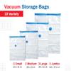 10-Pack Variety Vacuum Storage Bags for Comforters, Blankets & Clothes  Vacuum Sealed Compression Bags with Hand Pump  Space Saver Storage Bags for Bedding,Travel & Organization (2S, 2M, 3L & 3XL) view 3