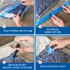 10 Pack Small Vacuum Storage Bags for Comforters, Blankets & Clothes Vacuum Sealed Compression Bags with Hand Pump Space Saver Storage Bags for Bedding, Moving, Travel & Organization view 2