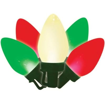 Brite Star 50Lt C7 Classic Led Light Set, Red/Green/Warm White