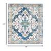 SAFAVIEH Area Rug 8x10 - Madison Collection - Large - Navy & Grey, Boho Chic Medallion Distressed Design, Non-Shedding & Easy Cleaning, Ideal for Living Room, Bedroom, Office, Dining Space (MAD452M) view 2