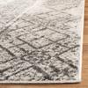 SAFAVIEH Area Rug 8x10 - Adirondack Collection - Large - Silver & Black, Moroccan Boho Design, Non-Shedding & Easy Cleaning, Ideal for Living Room, Bedroom, Office, Dining Space (ADR111H) view 4