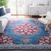 SAFAVIEH Area Rug 8x10 - Brentwood Collection - Large - Navy & Burgundy, Medallion Distressed Design, Non-Shedding & Easy Cleaning, Ideal for Living Room, Bedroom, Office, Dining Space (BNT867P) view 1