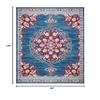 SAFAVIEH Area Rug 8x10 - Brentwood Collection - Large - Navy & Burgundy, Medallion Distressed Design, Non-Shedding & Easy Cleaning, Ideal for Living Room, Bedroom, Office, Dining Space (BNT867P) view 2