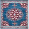 SAFAVIEH Area Rug 8x10 - Brentwood Collection - Large - Navy & Burgundy, Medallion Distressed Design, Non-Shedding & Easy Cleaning, Ideal for Living Room, Bedroom, Office, Dining Space (BNT867P) view 4