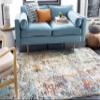SAFAVIEH Area Rug 8x10 - Madison Collection - Large - Grey & Blue, Modern Abstract Design, Non-Shedding & Easy Cleaning, Ideal for Living Room, Bedroom, Office, Dining Space (MAD471F) view 3