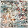 SAFAVIEH Area Rug 8x10 - Madison Collection - Large - Grey & Blue, Modern Abstract Design, Non-Shedding & Easy Cleaning, Ideal for Living Room, Bedroom, Office, Dining Space (MAD471F) view 4