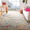 SAFAVIEH Area Rug 8x10 - Madison Collection - Large - Grey & Yellow, Boho Diamond Distressed Design, Non-Shedding & Easy Cleaning, Ideal for Living Room, Bedroom, Office, Dining Space (MAD418F) view 1