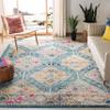 SAFAVIEH Area Rug 8x10 - Madison Collection - Large - Dark Blue & Yellow, Boho Diamond Distressed Design, Non-Shedding & Easy Cleaning, Ideal for Living Room, Bedroom, Office, Dining Space (MAD418N) view 1