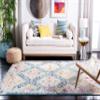 SAFAVIEH Area Rug 8x10 - Madison Collection - Large - Dark Blue & Yellow, Boho Diamond Distressed Design, Non-Shedding & Easy Cleaning, Ideal for Living Room, Bedroom, Office, Dining Space (MAD418N) view 4