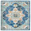 SAFAVIEH Area Rug 8x10 - Madison Collection - Large - Blue & Light Blue, Boho Chic Medallion Distressed Design, Non-Shedding & Easy Cleaning, Ideal for Living Room, Bedroom, Dining Space (MAD473M) view 4