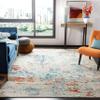 SAFAVIEH Area Rug 8x10 - Madison Collection - Large - Cream & Orange, Modern Abstract Design, Non-Shedding & Easy Cleaning, Ideal for Living Room, Bedroom, Office, Dining Space (MAD478B) view 1