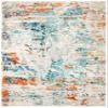 SAFAVIEH Area Rug 8x10 - Madison Collection - Large - Cream & Orange, Modern Abstract Design, Non-Shedding & Easy Cleaning, Ideal for Living Room, Bedroom, Office, Dining Space (MAD478B) view 3