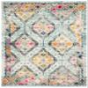 SAFAVIEH Area Rug 8x10 - Madison Collection - Large - Blue & Yellow, Boho Diamond Distressed Design, Non-Shedding & Easy Cleaning, Ideal for Living Room, Bedroom, Office, Dining Space (MAD418K) view 4