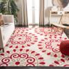 SAFAVIEH Area Rug 8x10 - Newport Collection - Large - Cranberry & Cream, Non-Shedding & Easy Cleaning, Ideal for Living Room, Bedroom, Office, Dining Space (NPTS510A) view 1
