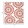 SAFAVIEH Area Rug 8x10 - Newport Collection - Large - Cranberry & Cream, Non-Shedding & Easy Cleaning, Ideal for Living Room, Bedroom, Office, Dining Space (NPTS510A) view 2