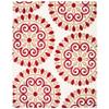 SAFAVIEH Area Rug 8x10 - Newport Collection - Large - Cranberry & Cream, Non-Shedding & Easy Cleaning, Ideal for Living Room, Bedroom, Office, Dining Space (NPTS510A) view 4
