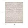 SAFAVIEH Area Rug 8x10 - Adirondack Collection - Large - Ivory & Silver, Moroccan Boho Tribal Design, Non-Shedding & Easy Cleaning, Ideal for Living Room, Bedroom, Office, Dining Space (ADR119A) view 2
