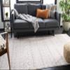 SAFAVIEH Area Rug 8x10 - Adirondack Collection - Large - Ivory & Silver, Moroccan Boho Tribal Design, Non-Shedding & Easy Cleaning, Ideal for Living Room, Bedroom, Office, Dining Space (ADR119A) view 3