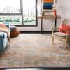 SAFAVIEH Area Rug 8x10 - Madison Collection - Large - Grey & Orange, Modern Abstract Design, Non-Shedding & Easy Cleaning, Ideal for Living Room, Bedroom, Office, Dining Space (MAD460F) view 1