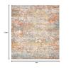 SAFAVIEH Area Rug 8x10 - Madison Collection - Large - Grey & Orange, Modern Abstract Design, Non-Shedding & Easy Cleaning, Ideal for Living Room, Bedroom, Office, Dining Space (MAD460F) view 2
