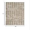 SAFAVIEH Amherst Collection Accent Rug - 4' x 6', Wheat & Beige, Abstract Grid Design, Non-Shedding & Easy Care, Ideal for High Traffic Areas in Entryway, Living Room, Bedroom (AMT403S) view 2