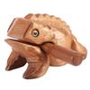 Symphony Wooden Frog, Feng Shui Lucky Frog Wood Frog Guiro Rasp Instrument Tone Block (XXL) view 1
