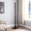 Proman Products Windsor Freestanding Wooden Coat Rack Stand with 12 Hanger Hooks for Clothes, Hats, Purses, Bags at Entryway, Bedroom, Living Room, Office, Mudroom, Walnut view 3