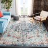 SAFAVIEH Area Rug 8x10 - Madison Collection - Large - Navy & Light Blue, Boho Chic Medallion Distressed Design, Non-Shedding & Easy Cleaning, Ideal for Living Room, Bedroom, Dining Space (MAD447K) view 1