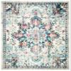 SAFAVIEH Area Rug 8x10 - Madison Collection - Large - Cream & Blue, Boho Chic Distressed Medallion Design, Non-Shedding & Easy to Clean, Ideal for Living Room, Bedroom, Dining Space (MAD473B) view 3