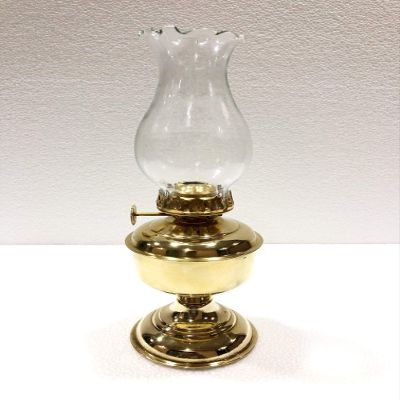Marine Nautical Store Hurricane Oil Lantern Shiny Gold Brass Vintage Style Lamp Home Decorative