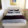 Best King/California King Size Blanket  Silver & Burgundy; Two-Tone; KangaPlush Microfleece; Larger; Room for The Feet; Ergonomic Foot Canopy; Bundled with Patented Top Sheet; Shams Included view 1