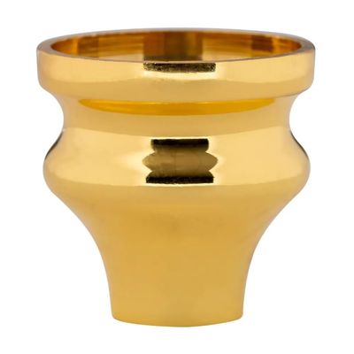 BEER TAP HANDLE FERRULE - LARGE SIZE VIBRANT GOLD BEER TAP HANDLE FERRULE - PVD COATED with HANGER BOLT